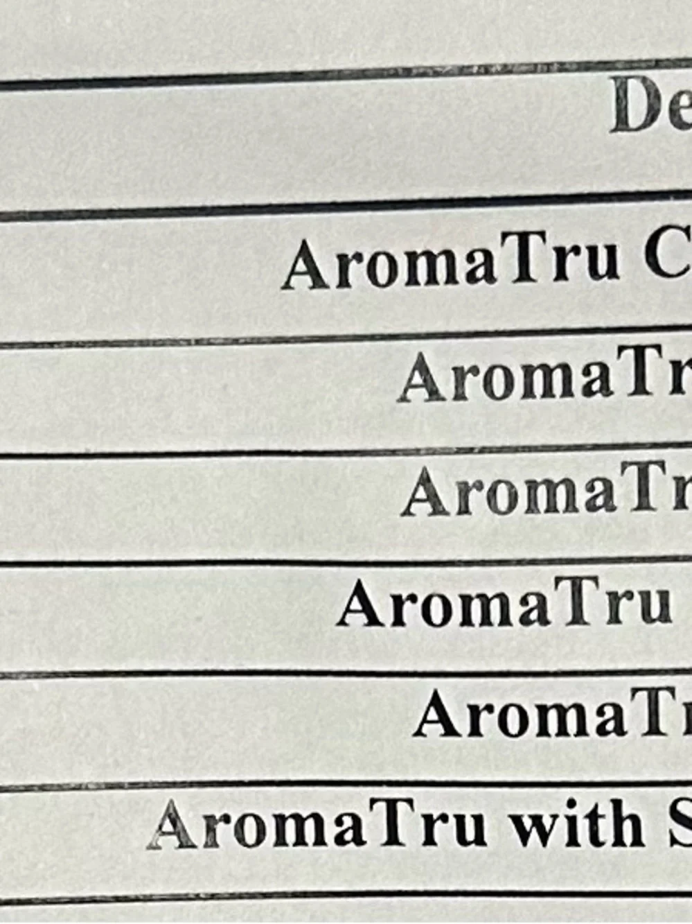 Aromatru Smart Diffuser + comfort collection oils